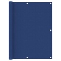 vidaXL Balkon-Sichtschutz Blau 120x500 cm Oxford-Gewebe