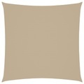 vidaXL Sonnensegel Oxford-Gewebe Quadratisch 4x4 m Beige