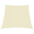 vidaXL Sonnensegel Oxford-Gewebe Trapezförmig 3/4x3 m Creme