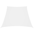 vidaXL Sonnensegel Oxford-Gewebe Trapezförmig 3/4x2 m Weiß