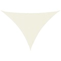 vidaXL Sonnensegel Oxford-Gewebe Dreieckig 3,5x3,5x4,9 m Creme