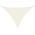 vidaXL Sonnensegel Oxford-Gewebe Dreieckig 5x7x7 m Creme