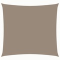 vidaXL Sonnensegel Oxford-Gewebe Quadratisch 3x3 m Taupe
