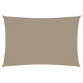 vidaXL Sonnensegel Oxford-Gewebe Rechteckig 2x4 m Taupe