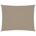 vidaXL Sonnensegel Oxford-Gewebe Rechteckig 3,5x4,5 m Taupe