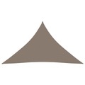 vidaXL Sonnensegel Oxford-Gewebe Dreieckig 3,5x3,5x4,9 m Taupe