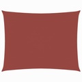 vidaXL Sonnensegel Oxford-Gewebe Rechteckig 2,5x4 m Terrakottarot