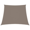 vidaXL Sonnensegel Oxford-Gewebe Trapezförmig 4/5x3 m Taupe