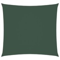 vidaXL Sonnensegel Oxford Gewebe Quadratisch 3,6x3,6 m Dunkelgrün