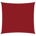 vidaXL Sonnensegel Oxford-Gewebe Quadratisch 2x2 m Rot