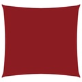 vidaXL Sonnensegel Oxford-Gewebe Quadratisch 4,5x4,5 m Rot