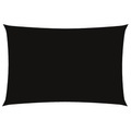 vidaXL Sonnensegel Oxford-Gewebe Rechteckig 2x4 m Schwarz