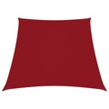 vidaXL Sonnensegel Oxford-Gewebe Trapezförmig 3/4x3 m Rot
