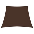 vidaXL Sonnensegel Oxford-Gewebe Trapezförmig 3/4x2 m Braun