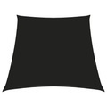 vidaXL Sonnensegel Oxford-Gewebe Trapezförmig 3/4x3 m Schwarz