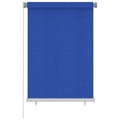 vidaXL, vidaXL Außenrollo 100x140 cm Blau HDPE