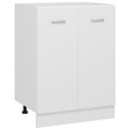 vidaXL Unterschrank Weiß 60x46x81,5 cm Spanplatte
