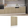 vidaXL, vidaXL Geschirrspülerblende Sonoma-Eiche 45x3x67 cm Spanplatte