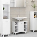 vidaXL Badezimmerschrank Weiß 60x32x53,5 cm Spanplatte
