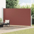 vidaXL Seitenmarkise Ausziehbar 200x500 cm Braun