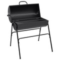 vidaXL, vidaXL Grill mit 2 Grillrosten Schwarz 80x95x90 cm Stahl