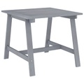 vidaXL, vidaXL Garten-Esstisch Grau 88x88x74 cm Akazie Massivholz