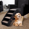 vidaXL, vidaXL Hundetreppe Klappbar Schwarz 62x40x49,5 cm