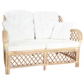 vidaXL, vidaXL 2-Sitzer-Sofa Rattan