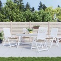 vidaXL Gartenstuhl-Sitzkissen 4 Stk. Taupe 50x50x4 cm Stoff