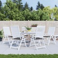 vidaXL Gartenstuhl-Sitzkissen 6 Stk. Anthrazit 40x40x4 cm Stoff