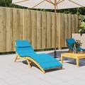 vidaXL Sonnenliegen-Auflage Blau 186x58x4 cm