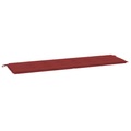 vidaXL Gartenbank-Auflage Weinrot 180x50x4 cm Stoff