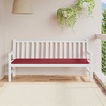vidaXL Gartenbank-Auflage Weinrot 180x50x4 cm Stoff