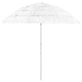 vidaXL, vidaXL Strandschirm Weiß 240 cm