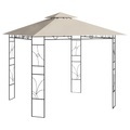 vidaXL Pavillon 3x3x2,7 m Creme 160 g/m²