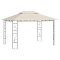 vidaXL Pavillon 4x3x2,7 m Creme 160 g/m²