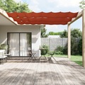 vidaXL Senkrechtmarkise Terrakotta 60x1000 cm Oxford-Gewebe