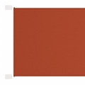 vidaXL Senkrechtmarkise Terrakotta 100x1000 cm Oxford-Gewebe