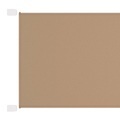 vidaXL Senkrechtmarkise Taupe 60x360 cm Oxford-Gewebe