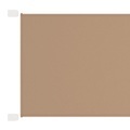 vidaXL Senkrechtmarkise Taupe 100x360 cm Oxford-Gewebe