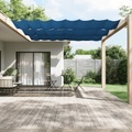 vidaXL Senkrechtmarkise Blau 180x1000 cm Oxford-Gewebe
