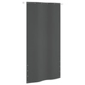 vidaXL Balkon-Sichtschutz Anthrazit 120x240 cm Oxford-Gewebe