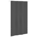 vidaXL Balkon-Sichtschutz Anthrazit 140x240 cm Oxford-Gewebe