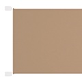 vidaXL Senkrechtmarkise Taupe 140x420 cm Oxford-Gewebe