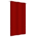 vidaXL Balkon-Sichtschutz Rot 120x240 cm Oxford-Gewebe