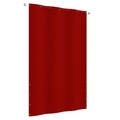 vidaXL Balkon-Sichtschutz Rot 140x240 cm Oxford-Gewebe