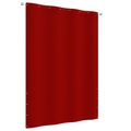 vidaXL Balkon-Sichtschutz Rot 160x240 cm Oxford-Gewebe