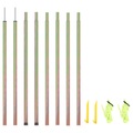 vidaXL, vidaXL Sonnensegel Stangen 2 Stk. 250 cm Verzinkter Stahl