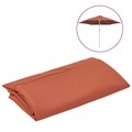 vidaXL Ersatzbezug für Sonnenschirm Terracotta-Rot 300 cm