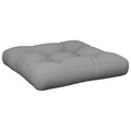 vidaXL Palettensofa-Kissen Grau 50x50x12 cm